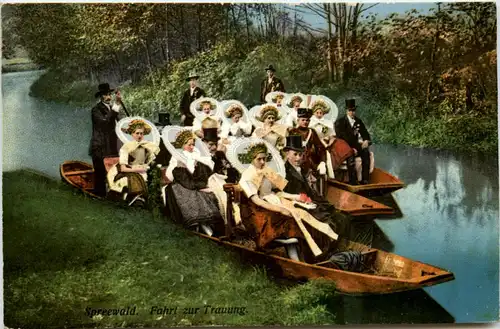 Spreewald, Fahrt zur Trauung -369104