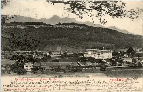 Feldkirch, Exerzitienhaus und Hoher Kasten -370828