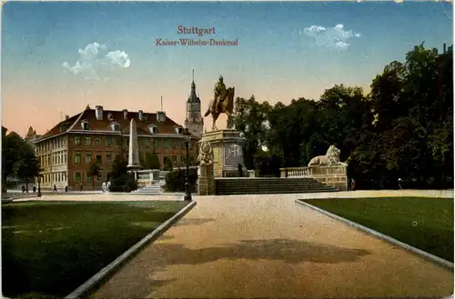 Stuttgart, Kaiser-Wilhelm-Denkmal -370852