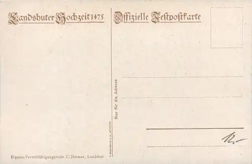 Landshut, Brauteinholung - Einzug Herzog Georgs des Reichen 1475 -369910