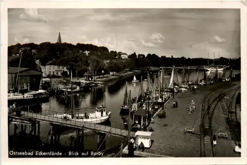 Eckernförde, Blick auf Borby -370892