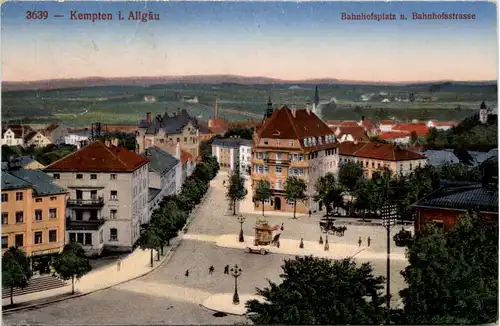 Kempten, Bahnhofsplatz u. Bahnhofsstrasse -370952