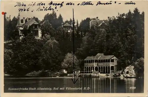 Stadt Allentsteig, Bad mit Villenviertel -371052