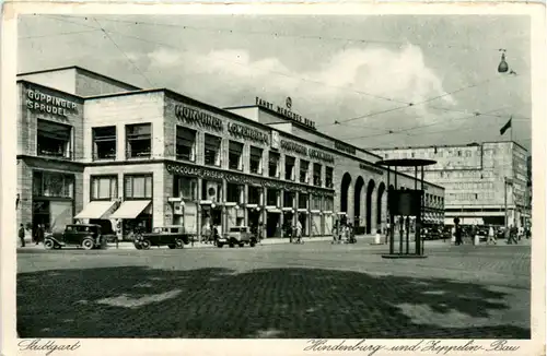 Stuttgart, Hindenburg- und Zeppelin-Bau -370858