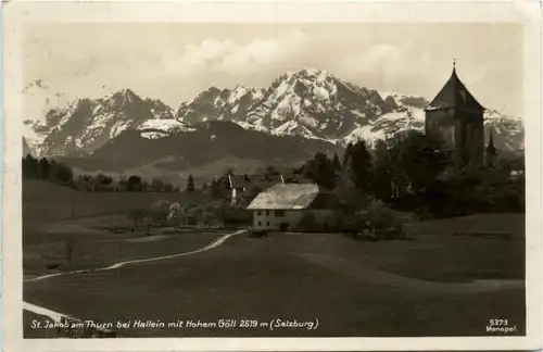 St. Jakob am Thurn bei Hallein mit Hohem Göll -370446