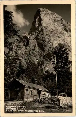 Kaisertalhütte, Totensessel, Kleine Halt -371078