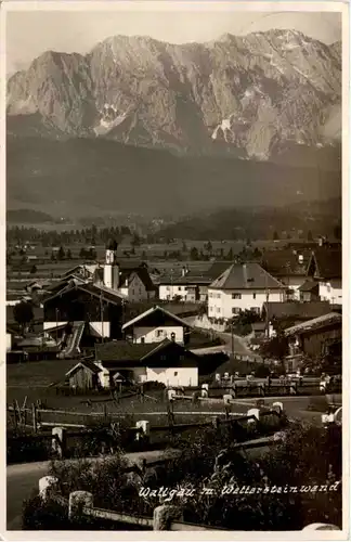 Wallgau m. Wettersteinwand -370486