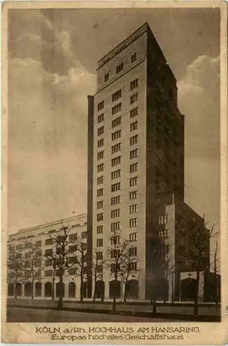 Köln, Hochhaus am Hansaring -370822