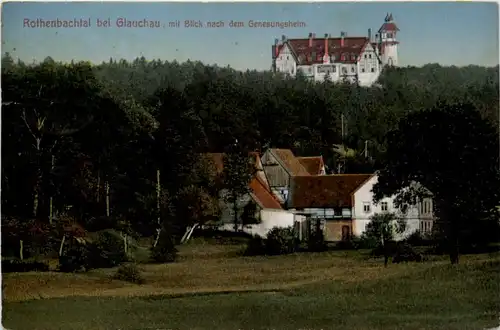 Rothenbachtal bei Glauchau mit Blick nach dem Genesungsheim -370962