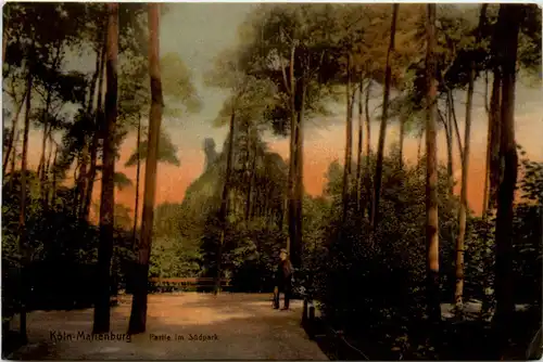 Köln, Marienburg, Partie im Südpark -371318