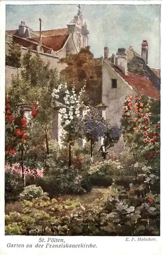 St. Pölten, Garten an der Franziskanerkirche -371672