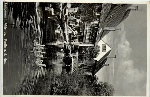 Langenau i. Württbg., Partie a.d. nau -371648