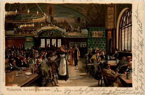 München, Hofbräuhaus-Saal -371848