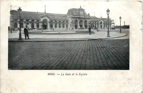 Mons - La Gare et le Square -100012