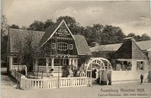 Ausstellung München 1908, Ceylon-Teestube -371698