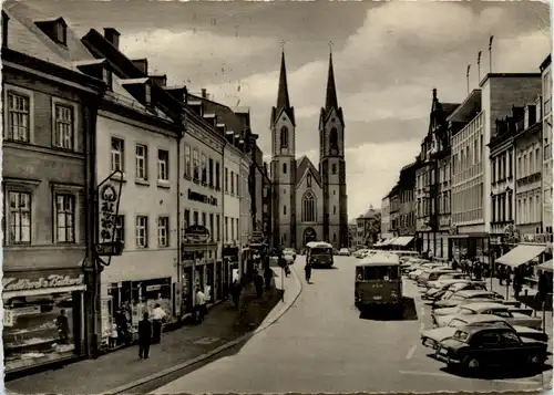 Hof/Saale, Altstadt mit Marienkirche -371522