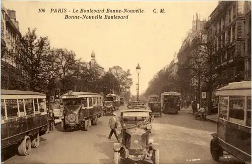 Paris - Le Boulevard Bonne-Nouvelle -100232