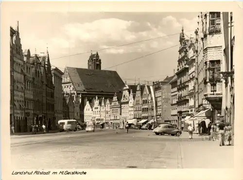 Landshut Altstadt mit Hl. Geistkirche -371918