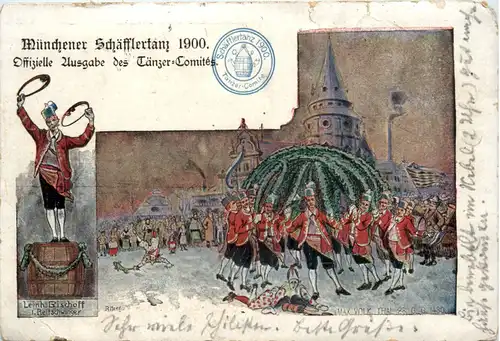 München, Schäfflertanz 1900 -371938