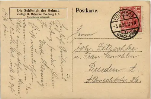 Freiberg i. Sa., Donatsgasse u. Donatsturm -371742