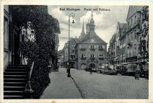 Bad Kissingen, Markt mit Rathaus -370984