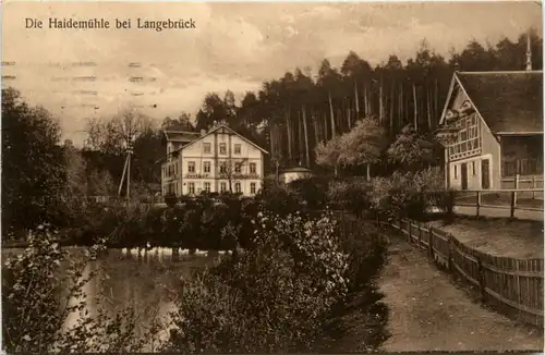 Die Haidemühle bei Langebrück -371610