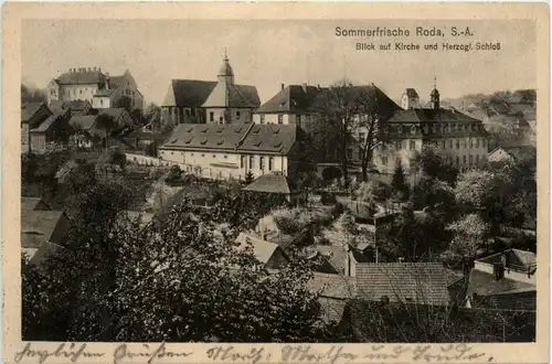 Roda S.A., Blick auf Kirche und Schloss -371224