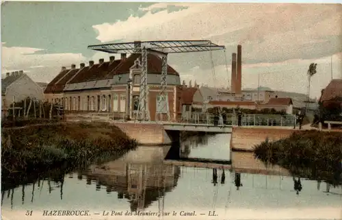 Hazebrouck - Le Pont des Meuniers -100772