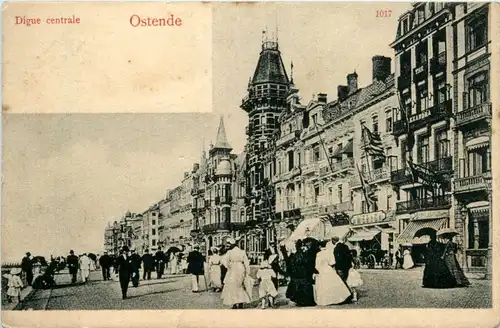 Ostende - Digue centrale -100836