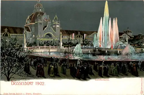 Düsseldorf 1902 - Lichtfontaine -100722