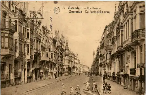 Ostende - La Rue Royale -101072