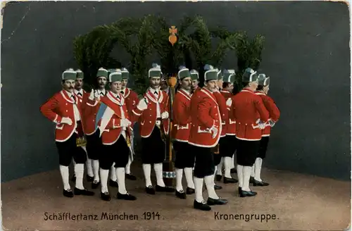 München, Schäfflertanz 1914, Kronengruppe -371684
