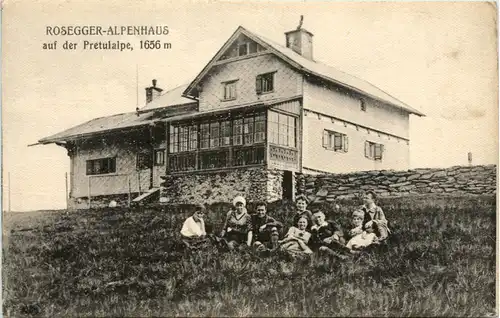 Rosegger Alpenhaus auf der Pretulalpe -371884