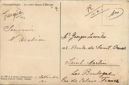 Constantinople - Les eaux douces d Europe -430596