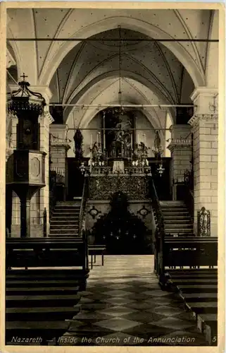 Nazareth - Inside the Church of the Annunciation -101042
