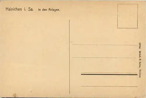 Hainichen i.Sa., In den Anlagen -370640