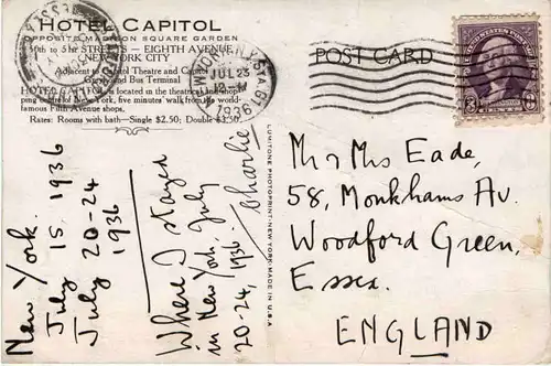 New York - Hotel Capitol -101412