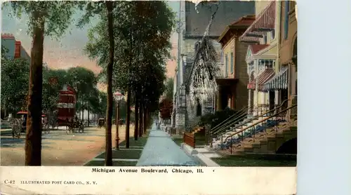 Chicago - Michigan Avenue Boulevard -100946