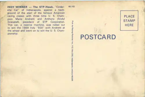 Indy Winner STP Hawk -101576