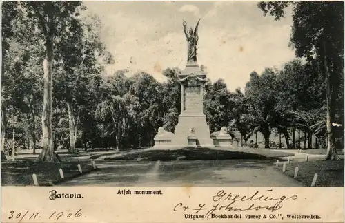 Batavia - Atjeh monument -100670