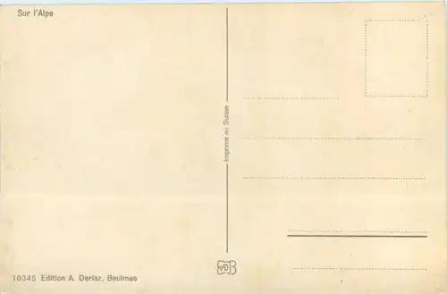 Sur l Alpe - Ziegen -101006