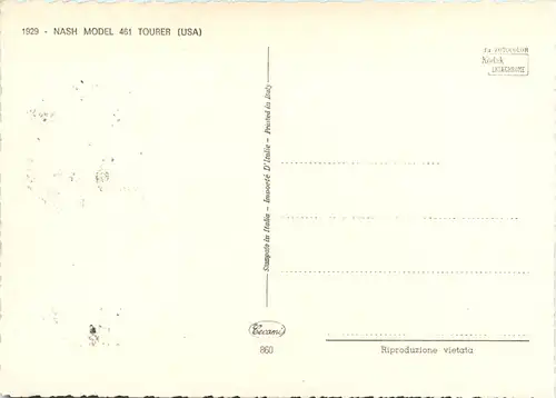 Nash Model 461 Tourer -101572