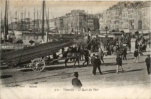 Marseille - Le Quai du Port -101736