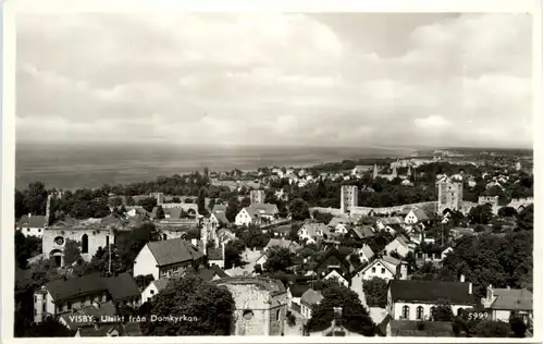 Visby - Utsigt fran Domkyrkan -100834