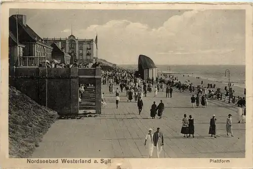 Westerland a. Sylt, Plattform -371180