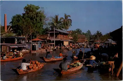 Bangkok - Floating market -101386
