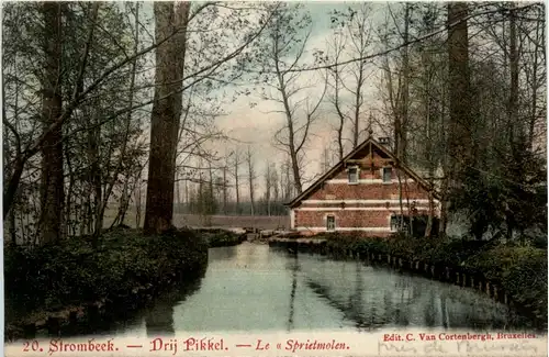 Strombeek - Drij Pikkel - Le Sprietmolen -100688