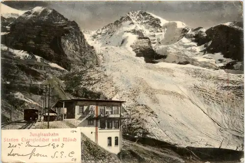 Jungfraubahn - Station Eigergletscher -100908