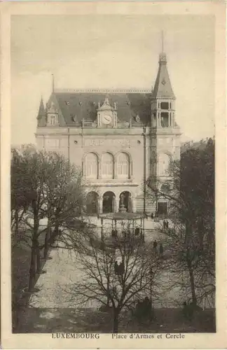 Louxembourg - Place d Armes et cercle -101254