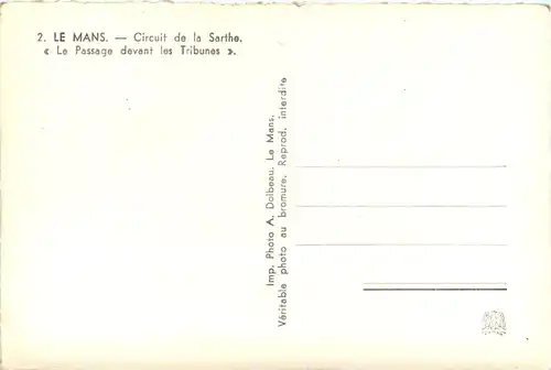 Le Mans - Circuit de la Sarthe -101606